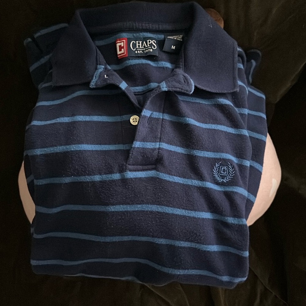 100% cotton chaps men’s short sleeve shirt